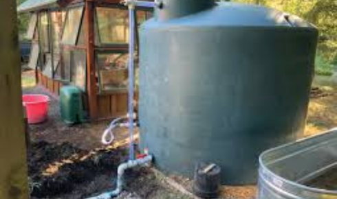 water collection tank