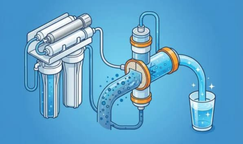removes dissolved solids
